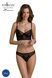 Комплект Passion DROSERA SET black, XXL/XXXL, сітка+мереживо, бюстьє та трусики танга SX0481 фото 1