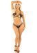 Комплект Leg Avenue Open Cup Bra and Pearl String One Size, Black SX1751 фото 4