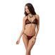 Комплект білизни Passion MELISSA BIKINI XXL/XXXL, black, ліф зі шнурівкою і трусики-стрінги EL15903 фото 1