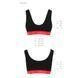 Спортивний топ на широких бретелях Passion PS003 TOP L, black SO4211 фото 6