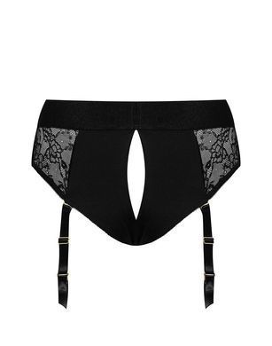 Мереживні труси для страпона з підв'язками для панчіх Strap-On-Me DIVA HARNESS - S SO5096 фото