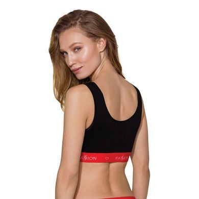 Спортивний топ на широких бретелях Passion PS003 TOP M, black SO4212 фото