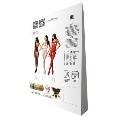Бодістокінг з доступом до інтимних місць Passion BS078 white SO4725 фото