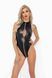 Боді з мокрим ефектом Noir Handmade F294 Powerwetlook bodysuit with front zipper, M SX0196 фото 2