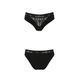 Трусики з широкою гумкою і мереживом Passion PS001 PANTIES XL, black SO4162 фото 5