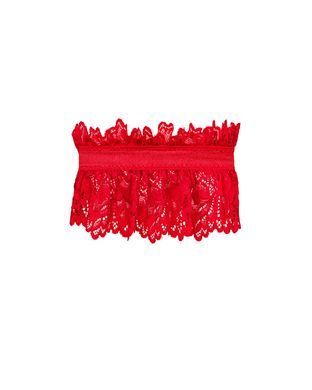 (SALE) Ажурна підв&rsquo;язка Obsessive Amor Cherris garter, red SO7684 фото