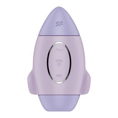 Вакуумний стимулятор з вібрацією Satisfyer Mission Control Violet, 2 незалежні мотори SO8970 фото