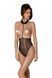 Еротичне боді Passion TRISHA BODY, S/M, black, з відкритими чашками SO9742 фото 1