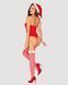 Боді Obsessive Kissmas teddy red L/XL SX1153 фото 2
