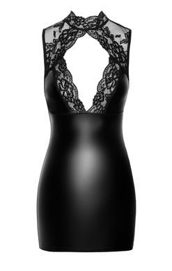 Сукня Noir Handmade F343 Powerwetlook and lace mini skirt - 3XL SX2076 фото