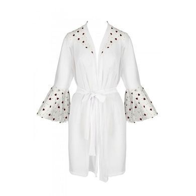 Повітряний пеньюар Passion LOVELIA PEIGNOIR XXL/XXXL, white SO4776 фото
