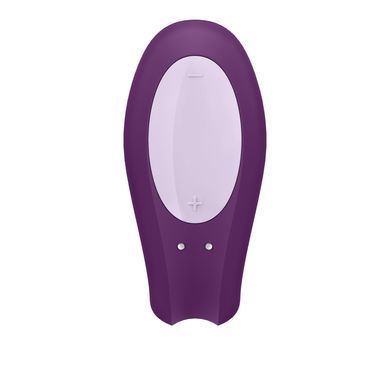 Смарт-вібратор для пар Satisfyer Double Joy Violet із широким кліторальним стимулятором SO3899 фото