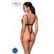 Боді з екошкіри Passion CELINE BODY L/XL, black, з доступом, відкритий SO6403 фото 2