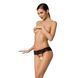 Мереживні стрінги з доступом Passion SENIA THONG L/XL, black SO5379 фото 1