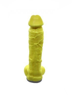 Крафтове мило-член із присоскою Чистий Кайф Yellow size XL, натуральне SO2770 фото