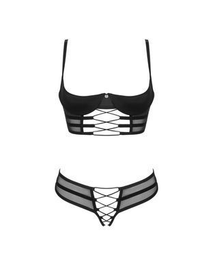Комплект Obsessive Roxelia 2-pcs crotchless set XS/S SO9071 фото