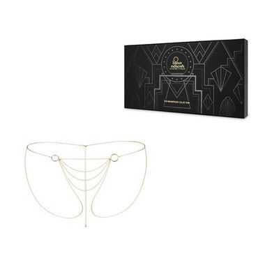 Ланцюжок-трусики Bijoux Indiscrets Magnifique Bikini Chain &ndash; Gold, прикраса для тіла SO2662 фото