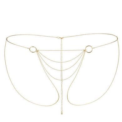 Ланцюжок-трусики Bijoux Indiscrets Magnifique Bikini Chain &ndash; Gold, прикраса для тіла SO2662 фото