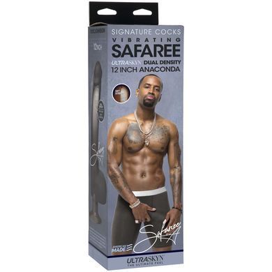 Фалоімітатор з вібрацією Doc Johnson Safaree Samuels 12 Inch Cock, зі зліпка пеніса, діаметр 5,1 см SO9856 фото