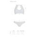Комплект: бра, трусики з ажурним декором та відкритим кроком URSULA SET L/XL, white SO5844 фото 5