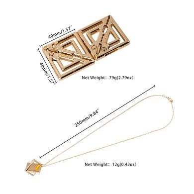 Затискачі для сосків з легкої підвіскою LOCKINK Adjustable Nipple Clamps with Light Pendant - Golden SX0848 фото