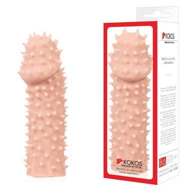 Насадка на член Kokos Extreme Sleeve ES.07 розмір M, потовщувальна, стимуляція точки G SO1817 фото