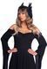 Пов&rsquo;язка на голову з крилами Leg Avenue Feather headband Black, пір&rsquo;я та натуральна шкіра SO7944 фото 4