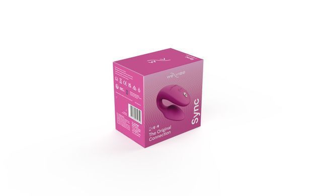 Смарт-вібратор для пар We-Vibe Sync 2 Rose, 10 віброрежимів, пульт ДК SO8761 фото
