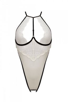Боді з доступом Passion CHIKA BODY S/M, cream SO9696 фото