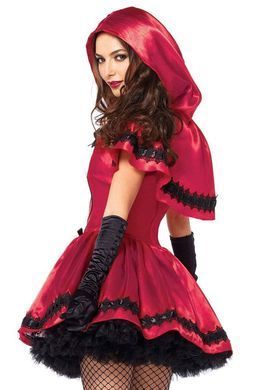 Еротичний костюм Червоної шапочки Leg Avenue Gothic Red Riding Hood XL, сукня, накидка SO9125 фото