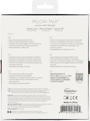 Розкішний вібратор Pillow Talk - Racy Teal з кристалом Swarovski для точки G, подарункове паковання SO2720 фото