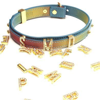 Нашийник LOCKINK Multi-color DIY Alphabet Collar SX0899 фото