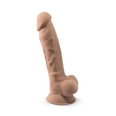 Фалоімітатор SilexD Johnny Flesh (MODEL 1 size 7in), двошаровий, силікон +Silexpan, діаметр 3,8см SO2389 фото
