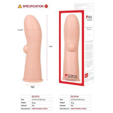 Насадка на член Kokos Extreme Sleeve ES.01 розмір S SO1270 фото