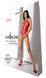 Бодістокінг з імітацією корсетної шнурівки Passion BS094 One Size, red, квітковий візерунок, з досту SO8924 фото 6