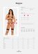 Боді зі стреп із доступом Obsessive Badossa crotchless teddy S/M, чорний SO7215 фото 7