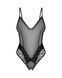 Тедді з доступом Obsessive Blomentis crotchless teddy, M/L, прозоре, відкрита спина, низ-стрінги SX1027 фото 3