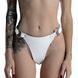 Трусики з натуральної шкіри Feral Feelings - String Bikini White SO9424 фото 2